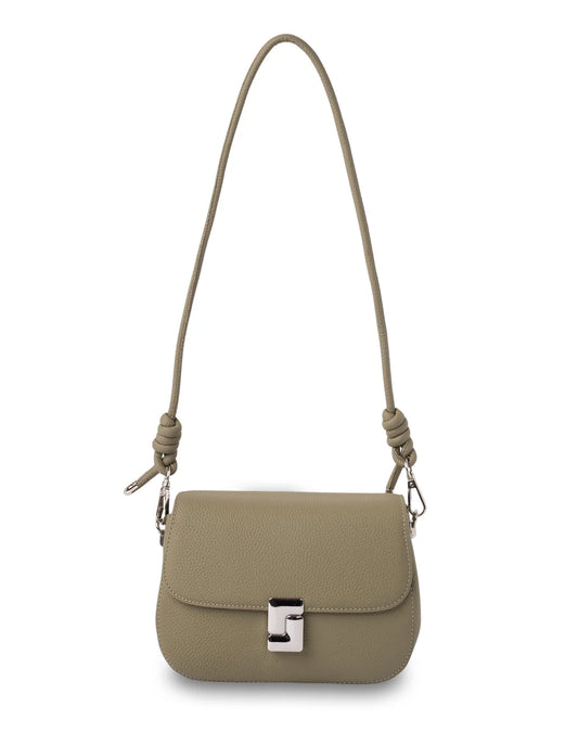 Sonya Leather Crossbody Bag (Green)