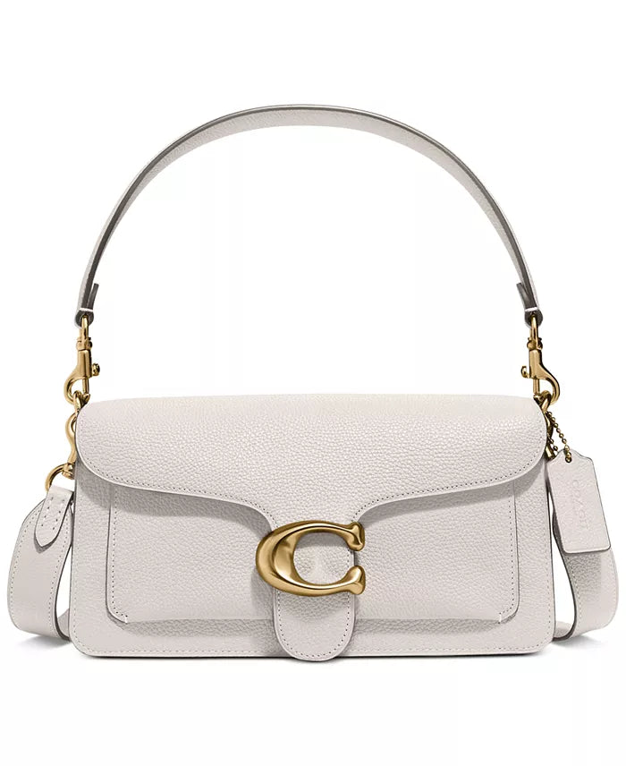 COACH Tabby 26 Polished Pebble Leather Shoulder Bag