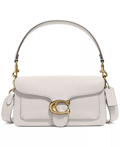 COACH Tabby 26 Polished Pebble Leather Shoulder Bag