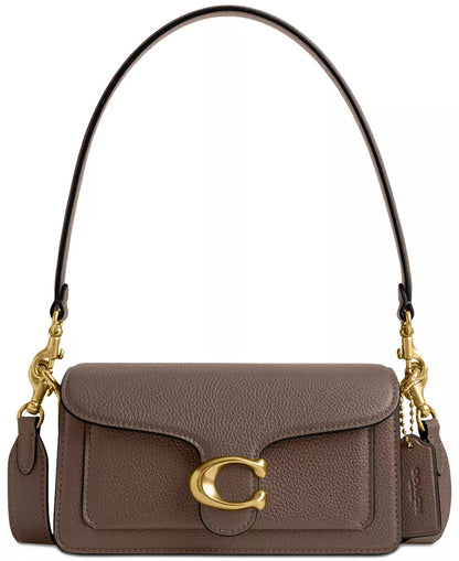 Coach Polished Pebble Leather Mini Tabby Shoulder Bag 20