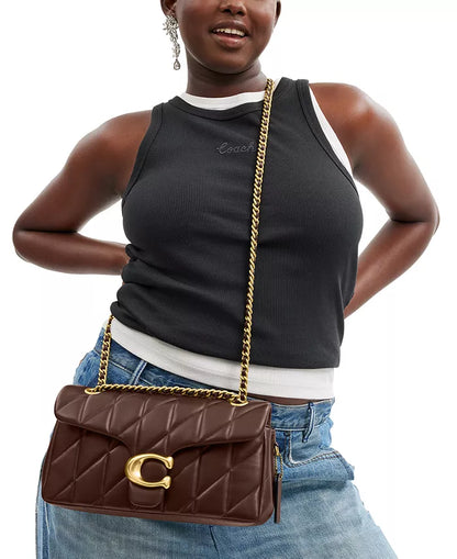 Coach Tabby Quilted Leather Shoulder Bag 26