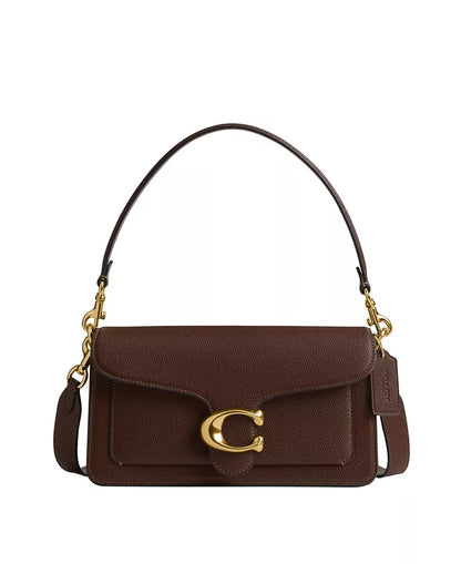 COACH Tabby 26 Polished Pebble Leather Shoulder Bag