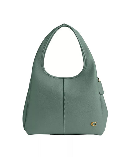 COACH Lana Polished Pebble Leather Medium Shoulder Bag