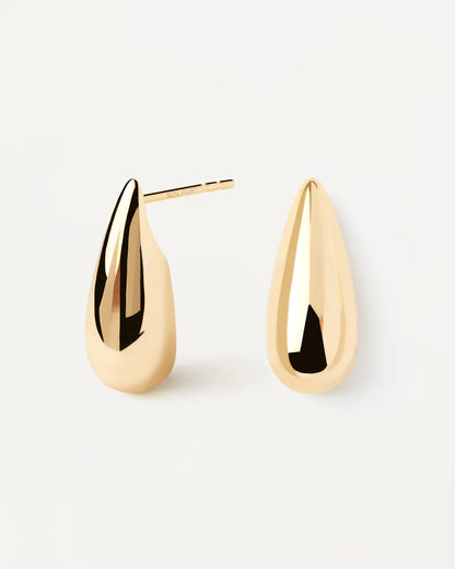 PDPAOLA Large Sugar Earrings - Gold