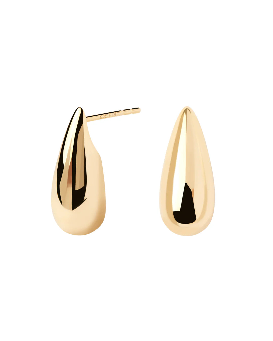 PDPAOLA Large Sugar Earrings - Gold