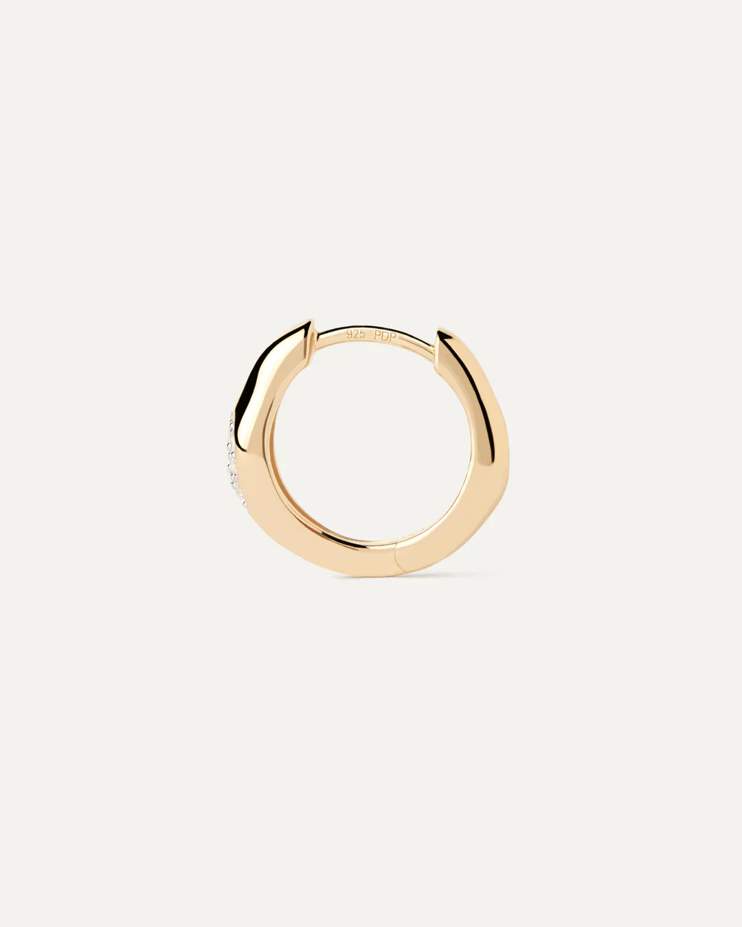 PDPAOLA Onda Hoop Earrings - Gold