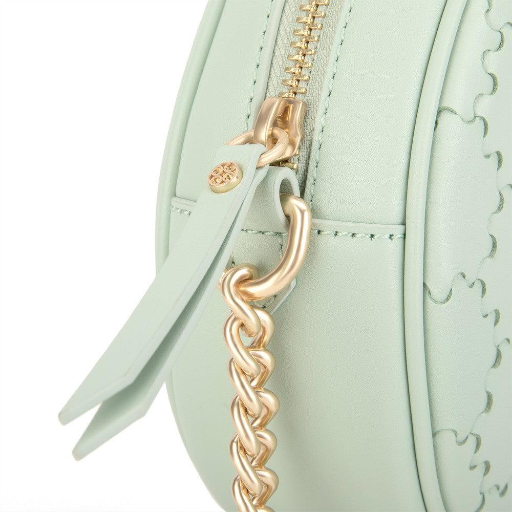 Quilted Impressions Round Bag - Celadon