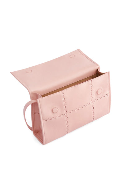 Mosaic Messenger Bag - Light Pink