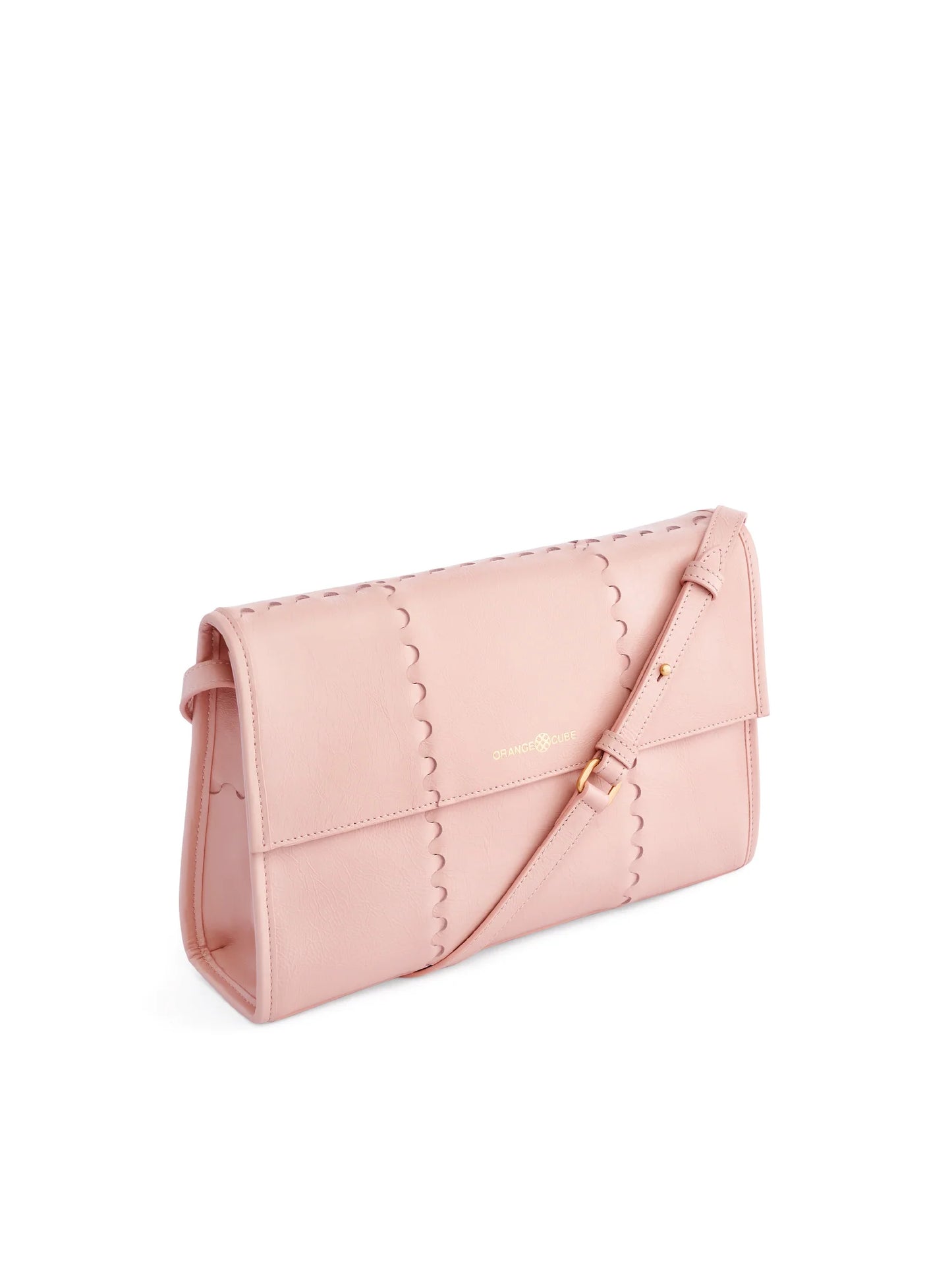 Mosaic Messenger Bag - Light Pink