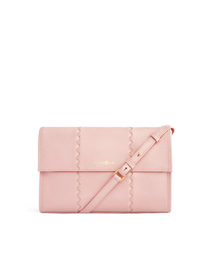 Mosaic Messenger Bag - Light Pink