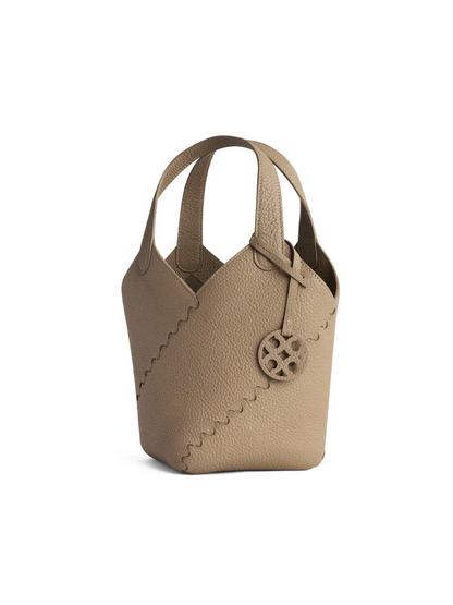 Modern Basket Bag - Cocoa Grey