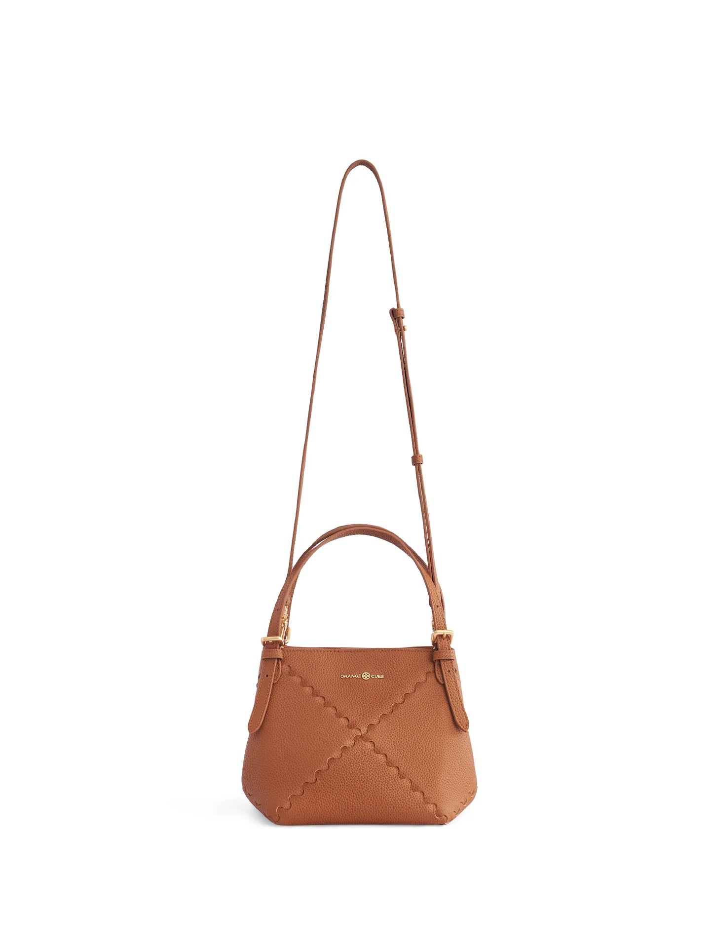 Dusk Mosaic Mini Tote Bag - Brown