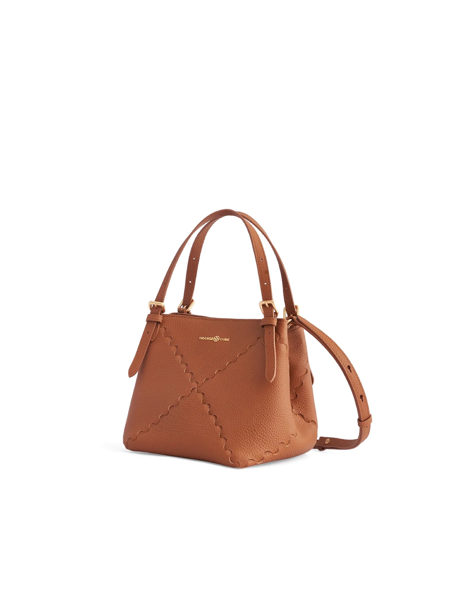 Dusk Mosaic Mini Tote Bag - Brown