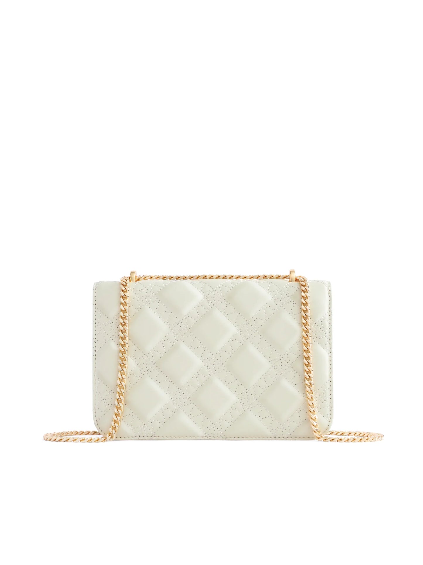 Mosaic Stitch Crossbody Bag - Pearl