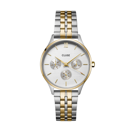 CLUSE Minuit Multifunction Bicolour - Silver/Gold