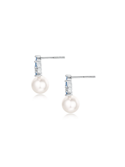 Pearly Snow Earrings