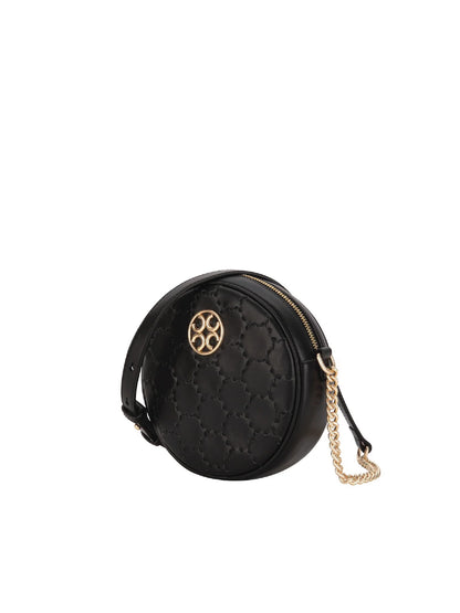 Quilted Impressions Round Bag - Black