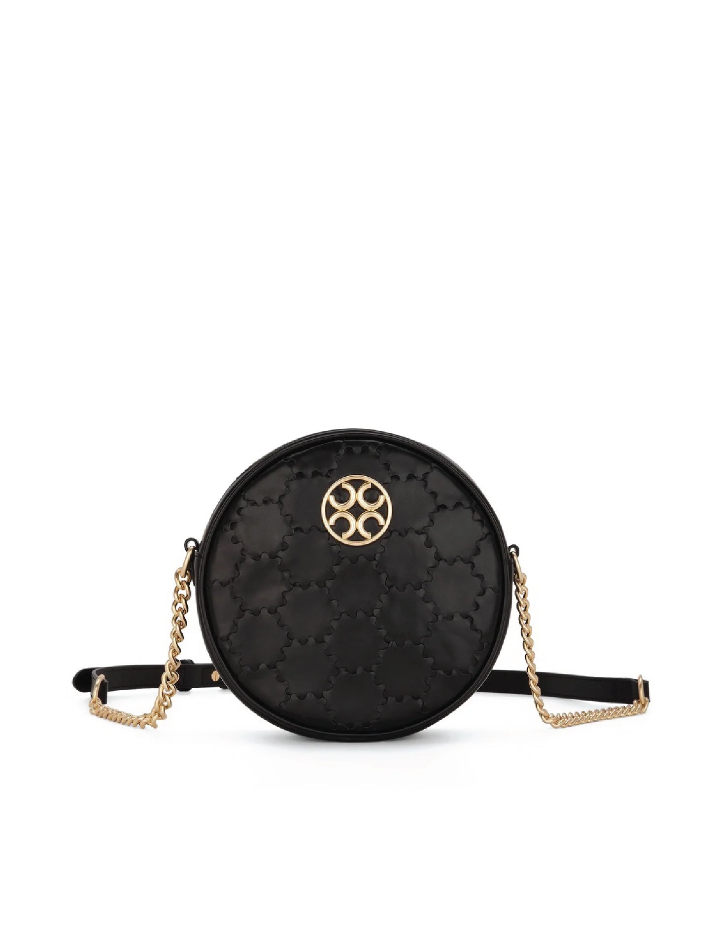 Quilted Impressions Round Bag - Black