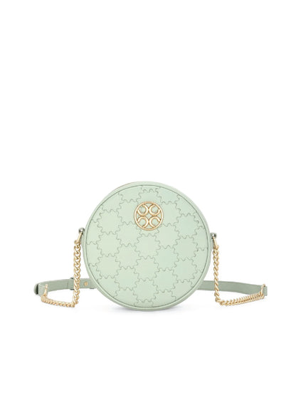 Quilted Impressions Round Bag - Celadon