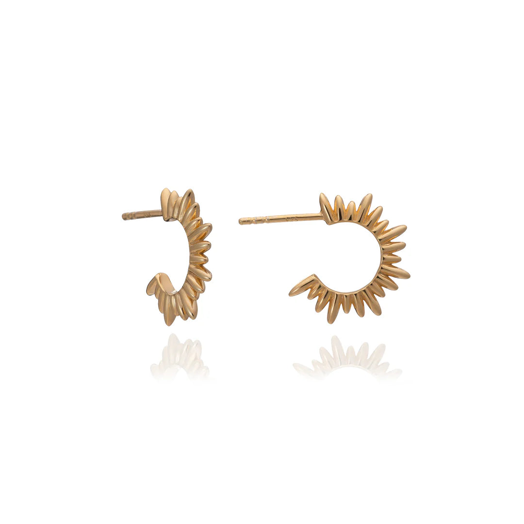 Rachel Jackson Electric Goddess Mini Hoop Earrings - Gold