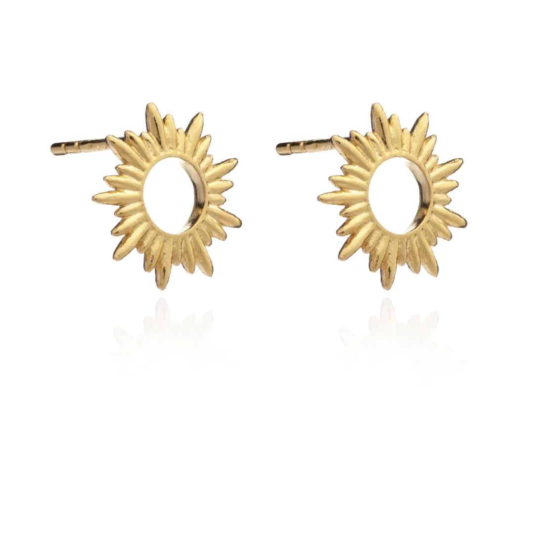 Rachel Jackson Electric Goddess Sun Stud Earrings - Gold