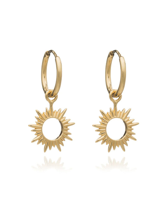 Rachel Jackson Eternal Sun Mini Hoop Earrings - Gold