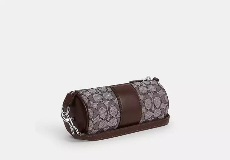 Nolita Barrel Bag in Signature Jacquard