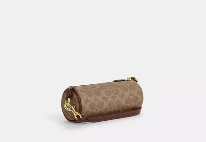 Nolita Barrel Bag in Signature Jacquard