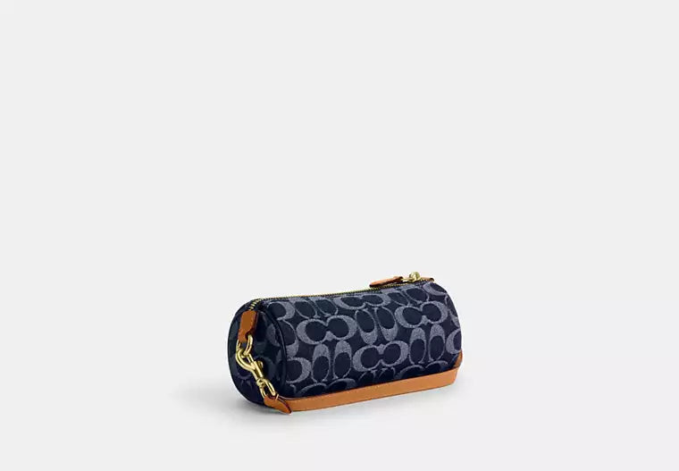 Nolita Barrel Bag in Signature Jacquard