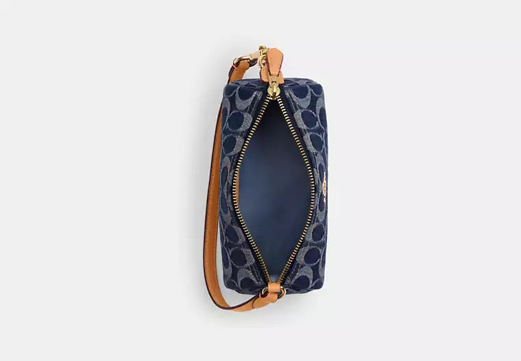 Nolita Barrel Bag in Signature Jacquard