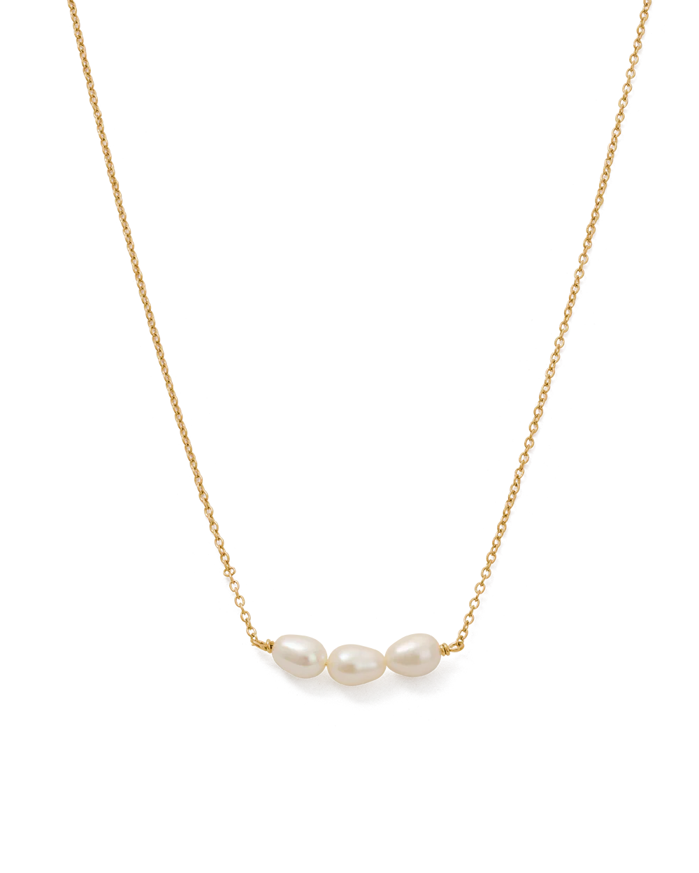 Kirstin Ash Isole Pearl Necklace - Gold