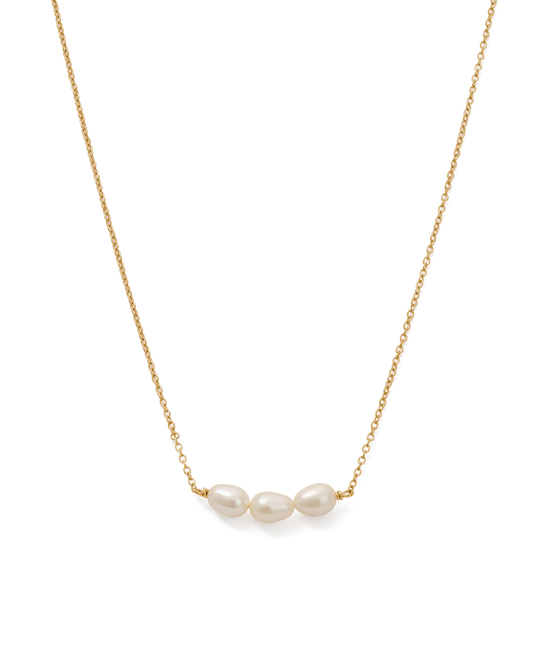 Kirstin Ash Isole Pearl Necklace - Gold