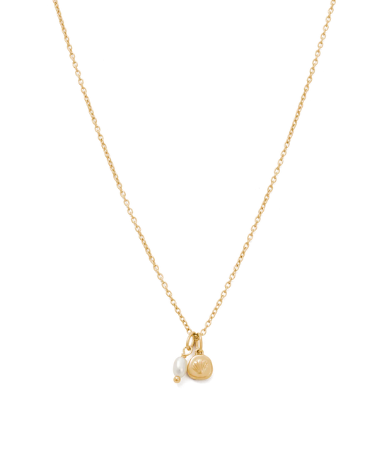 Kirstin Ash Memoir Pearl Necklace - Gold