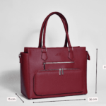 3-in-1 Multi-Functional Tote Bag (Burgundy)