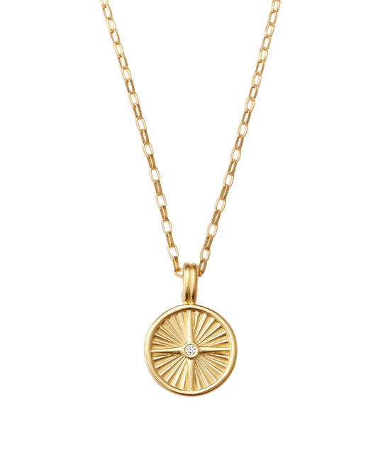 Kirstin Ash Wander Coin Necklace - Gold